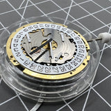 ISA 8171 Quartz Movement Date at 4 White Disk 6 Hands Swiss Made Movement