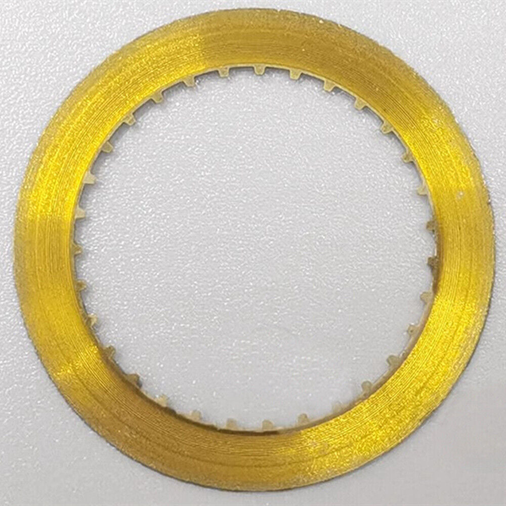 Dark blue and white date disk wheel for Dandong 7770 watch, featuring date at 6 o'clock position.