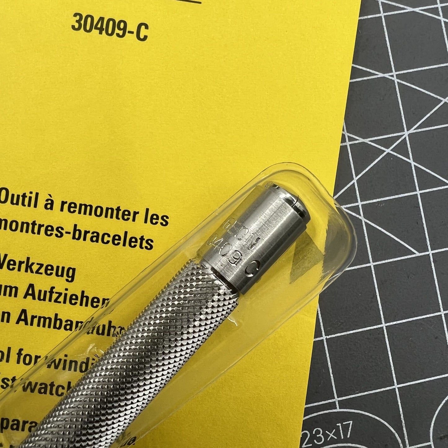 Bergeon Swiss 30409-C Uhr Aufzugswerkzeug passt Knöpfe 4-6 mm