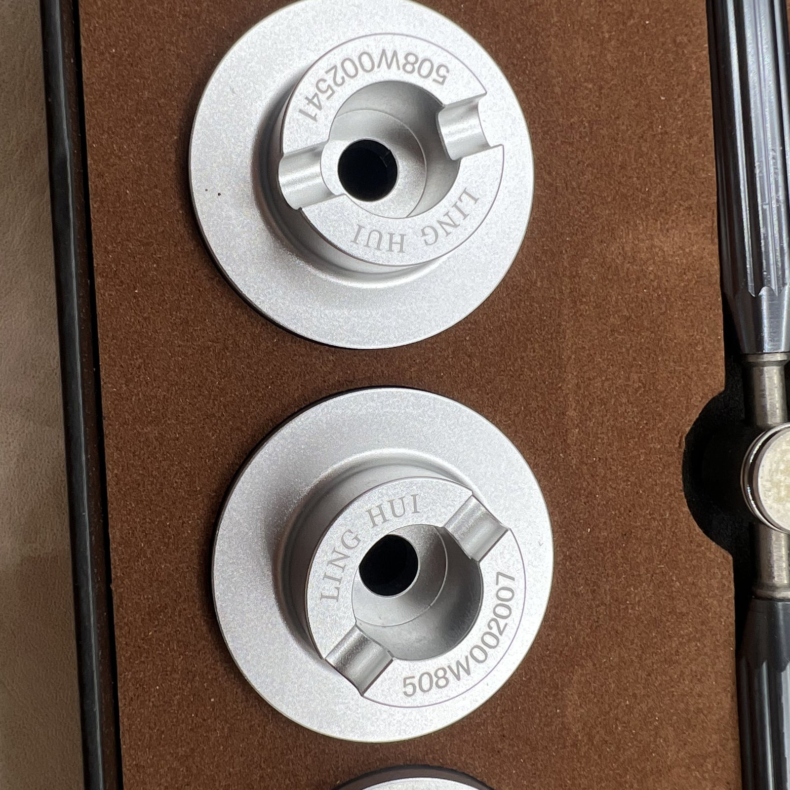 Omega 508 510 Cal 8800 watch case back opener tool for precise watch movement repair