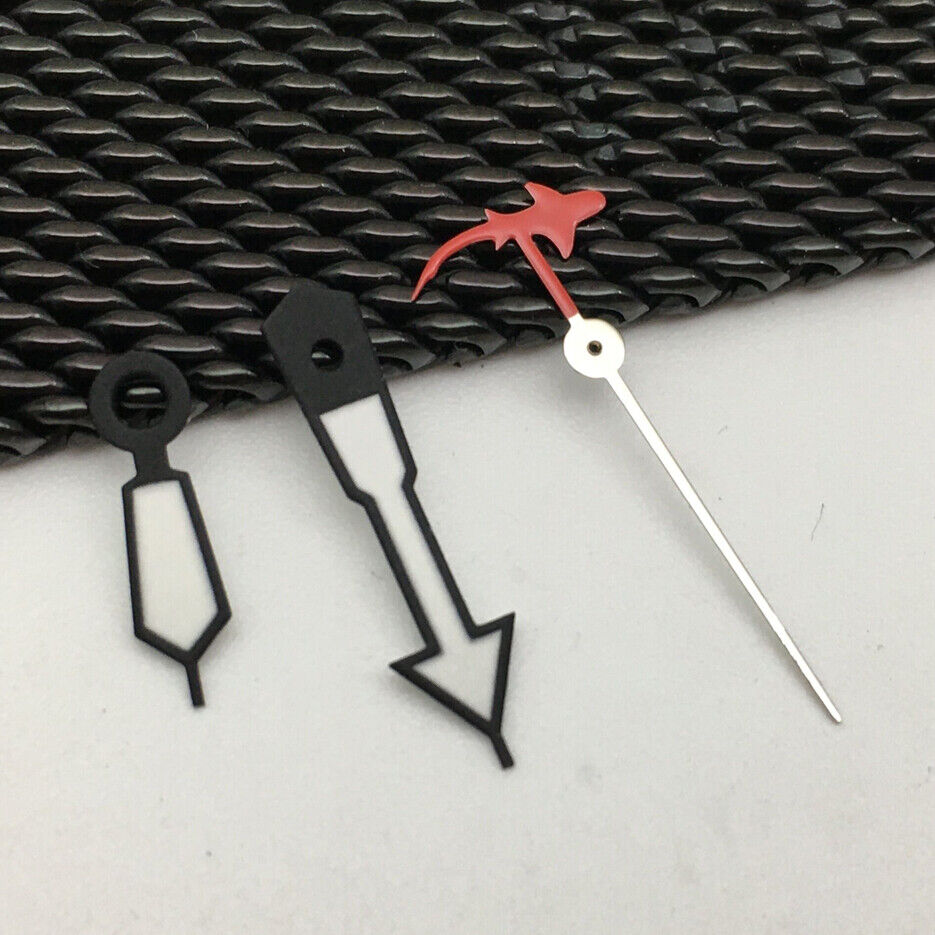 Precision A72 silver watch hands set for NH35A/NH36A, ideal for accurate timepiece repairs.