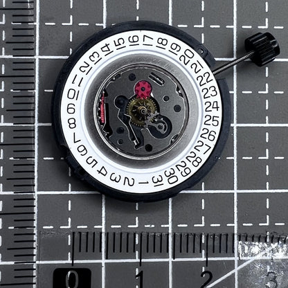 Swiss ETA 805.112 Quartz Movement 3 Hands Date at 4:30