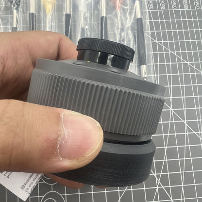 Bergeon 6899-S09 Swiss Made stainless steel 9-piece ergonomic screwdriver set for watch repair.