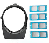 Double Lens Headband Reading Magnifier Loupe 4 Magnifications 1.5X/2X/2.5X/3.5X