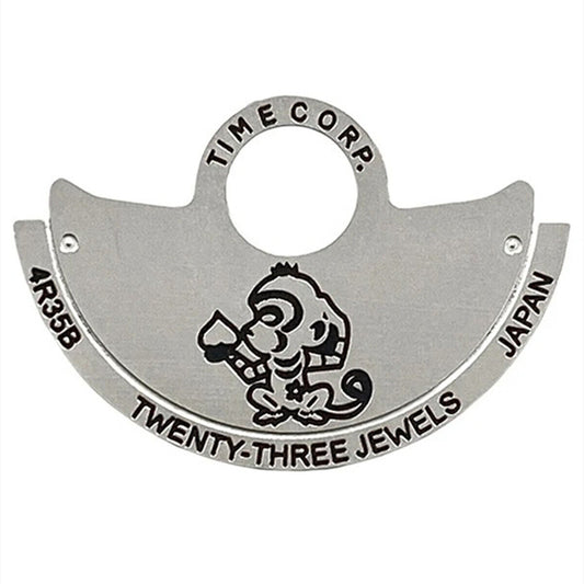 Monkey~China Zodiac Silber Rotor Oszillierende Gewichtsauflage für NH35 NH36 4R35