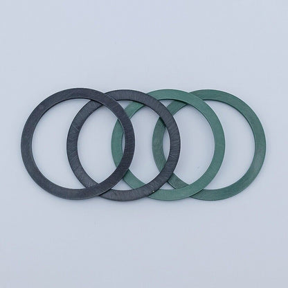 SUB 33.65x27.3mm flat ceramic bezel insert for women's watch customization by SUB brand.