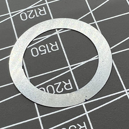 Denim blue date disk wheel overlay with white font for Miyota NH35 NH36 watch movements