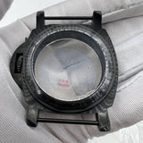 44mm 316L Black Sapphire Glass Watch Case for Seagull ST3600/ST3621/ETA6497/6498