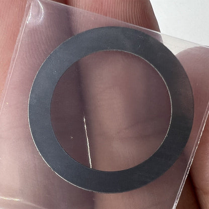 Black date wheel overlay with white font for NH35/NH36 movement, date display at 6 o'clock, watch accessory.