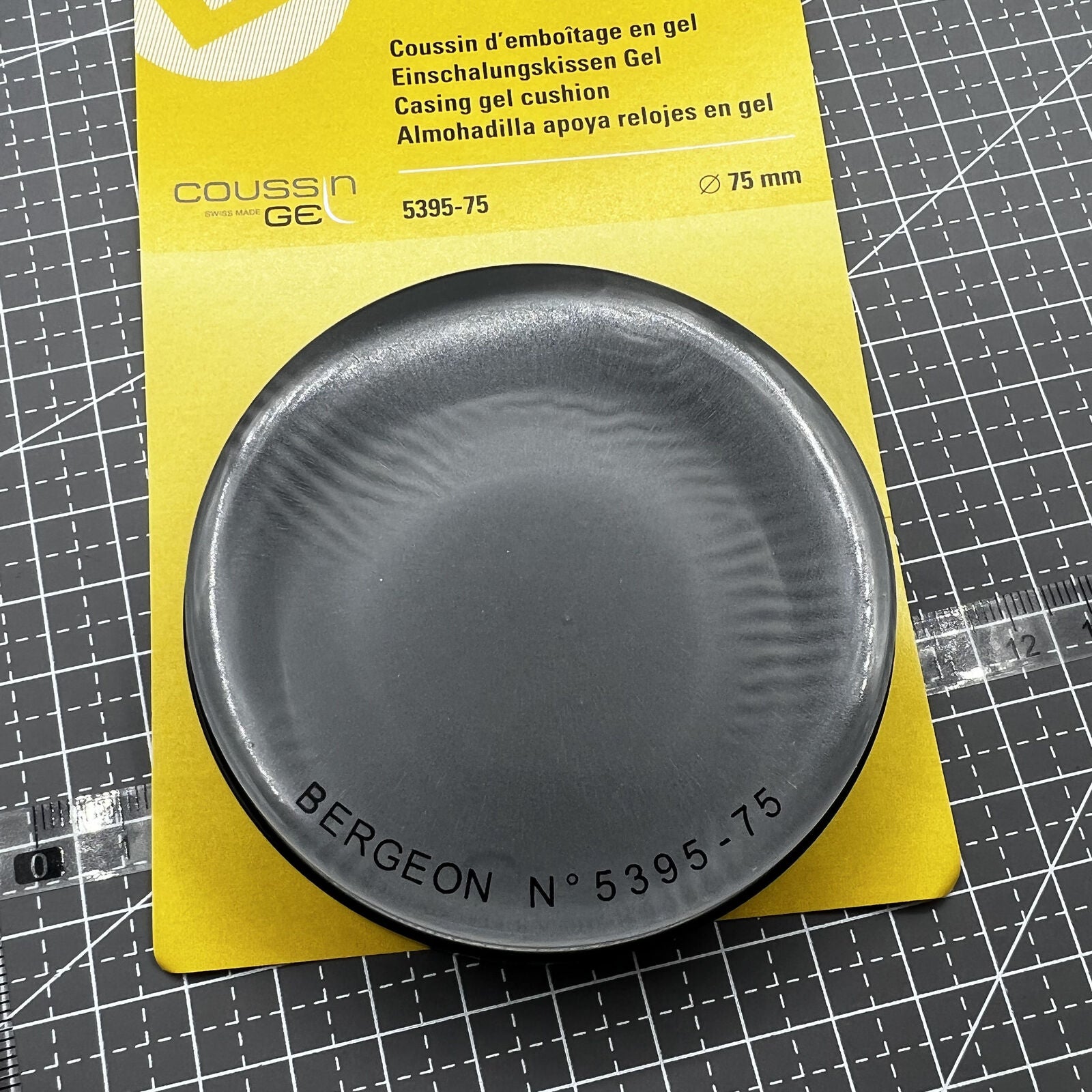 Swiss Bergeon 5395-75 casing cushion 75mm, genuine Bergeon tool for precise watch repair and durable support