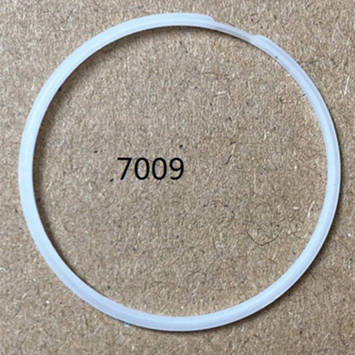 White cushion mount spacer ring by 7009 Movement for secure watch dial fitting in accessories category.