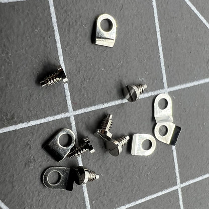 Collier de serrage et vis de boîtier argentés pour mouvement Seagull ST3600 ETA6497 