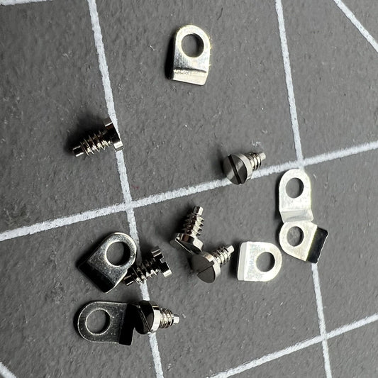 Silberne Gehäuseklemme + Schrauben passend für Seagull ST3600 ETA6497 Uhrwerk 