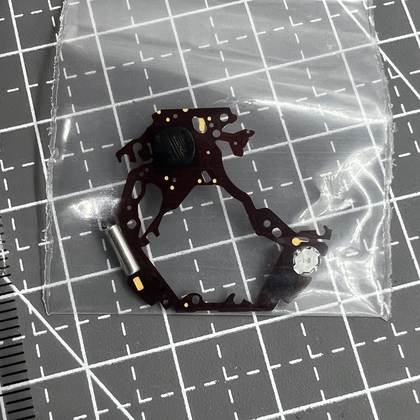 Seiko 5T52B quartz watch movement circuit board for precise timekeeping accessories.