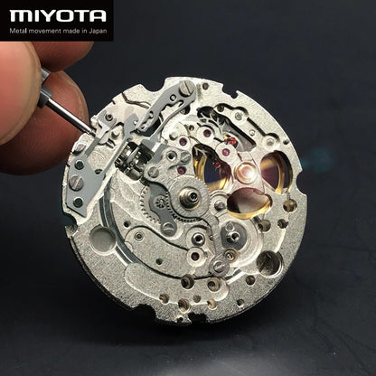 Mouvement mécanique argent/or 82S0 Japon Miyota (CITIZEN) Mouvement automatique 