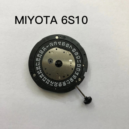 New Japan Made Original MIYOTA 6S10 Movement Quartz Movement Black Disk Date At 3