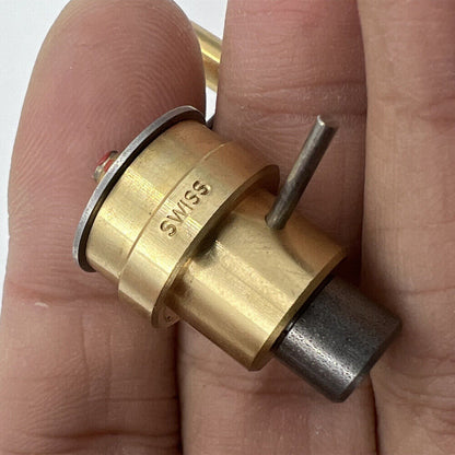 Bergeon 2729-ETA watch mainspring winder with spare barrels, precision tool for ETA calibres maintenance.