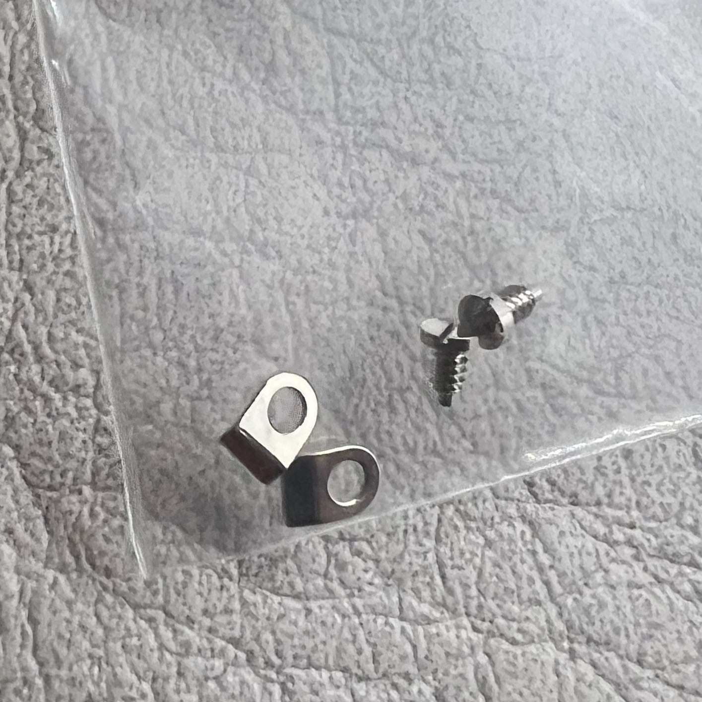 Vis x4 + colliers x4, colliers de serrage argentés + vis pour Seagull ST3600 ETA6497 