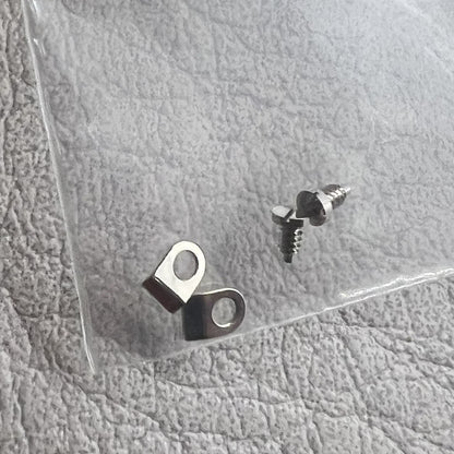 Vis x4 + colliers x4, colliers de serrage argentés + vis pour Seagull ST3600 ETA6497 