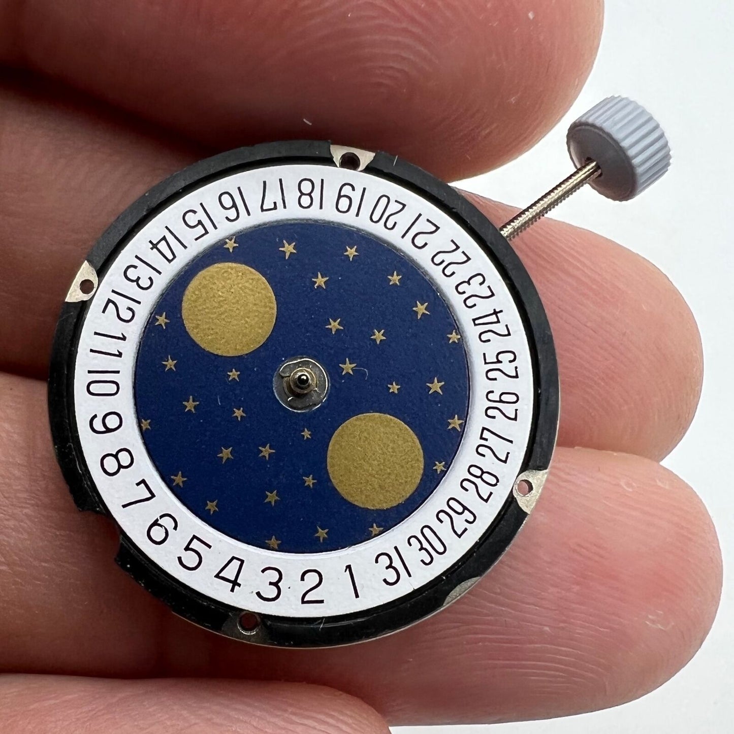 Ronda 708 Swiss quartz watch movement, precision parts for watch repair and replacement.