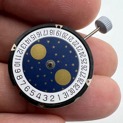 Ronda 708 Swiss quartz watch movement, precision parts for watch repair and replacement.