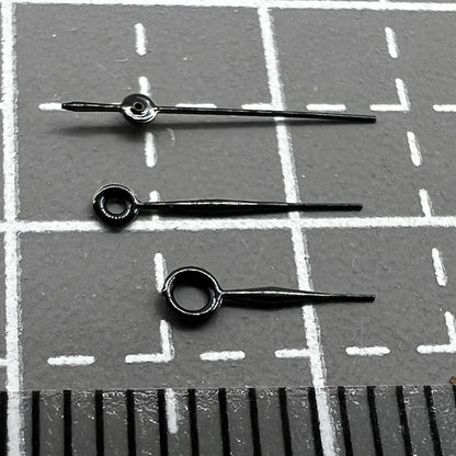 Aiguilles de montre peintes en noir de 12 mm pour mouvement Miyota 2035 2115 2105 2305 