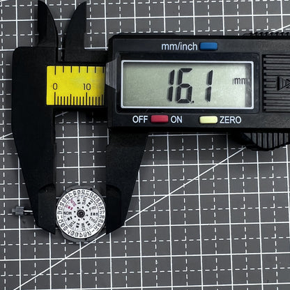 Japan Miyota GL02 quartz watch movement with day-date function, replacement for GL00 model by Miyota.