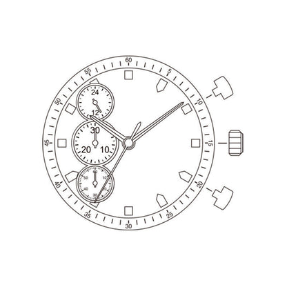 Miyota JS55 Japan Quartz Movement