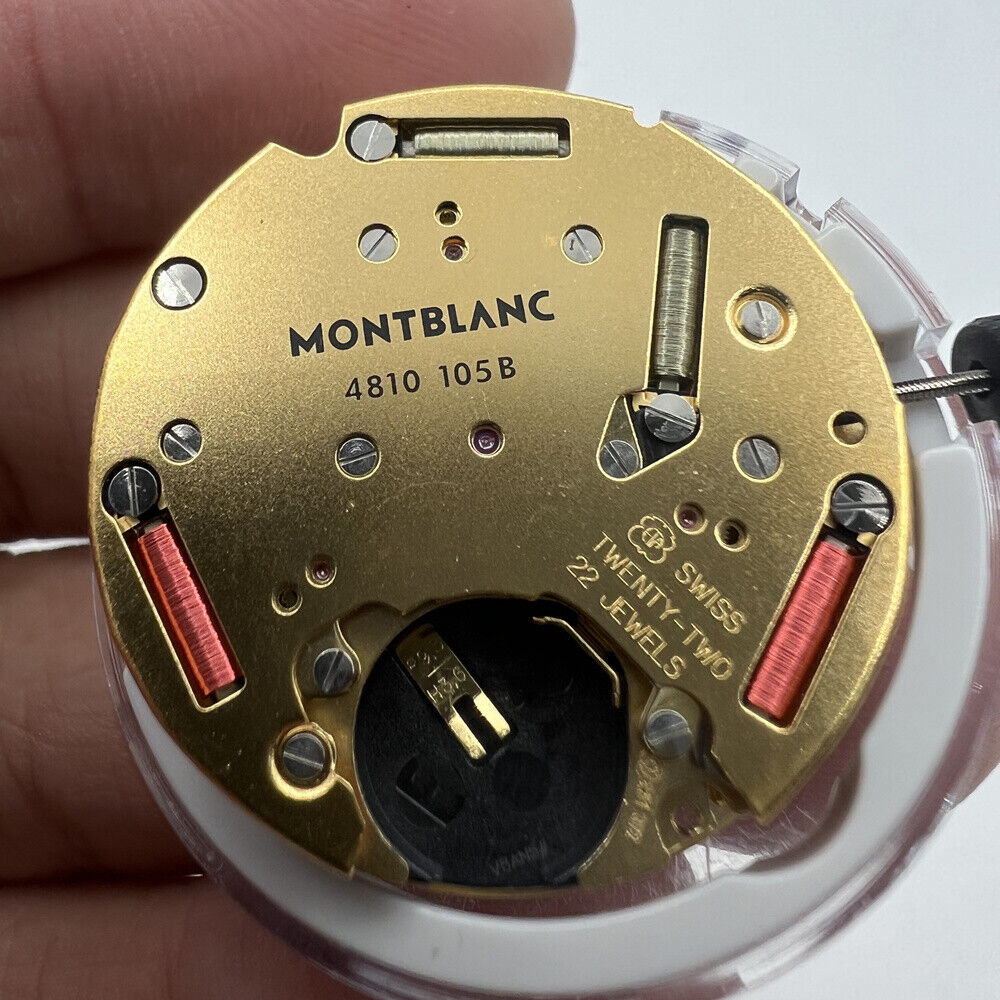 ETA 251.372 Swiss Made golden quartz watch movement for precise timekeeping in luxury watches.