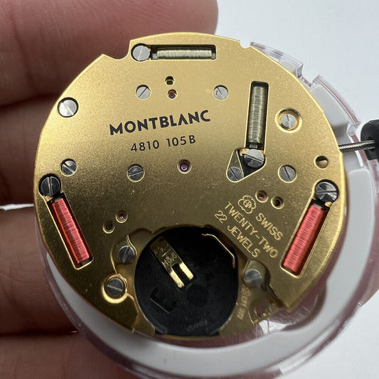 ETA 251.372 Swiss Made golden quartz watch movement for precise timekeeping in luxury watches.