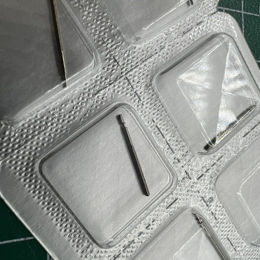 Replacement watch winding stems for ETA 255.111 movement, compatible with various watch models, wholesale pack.