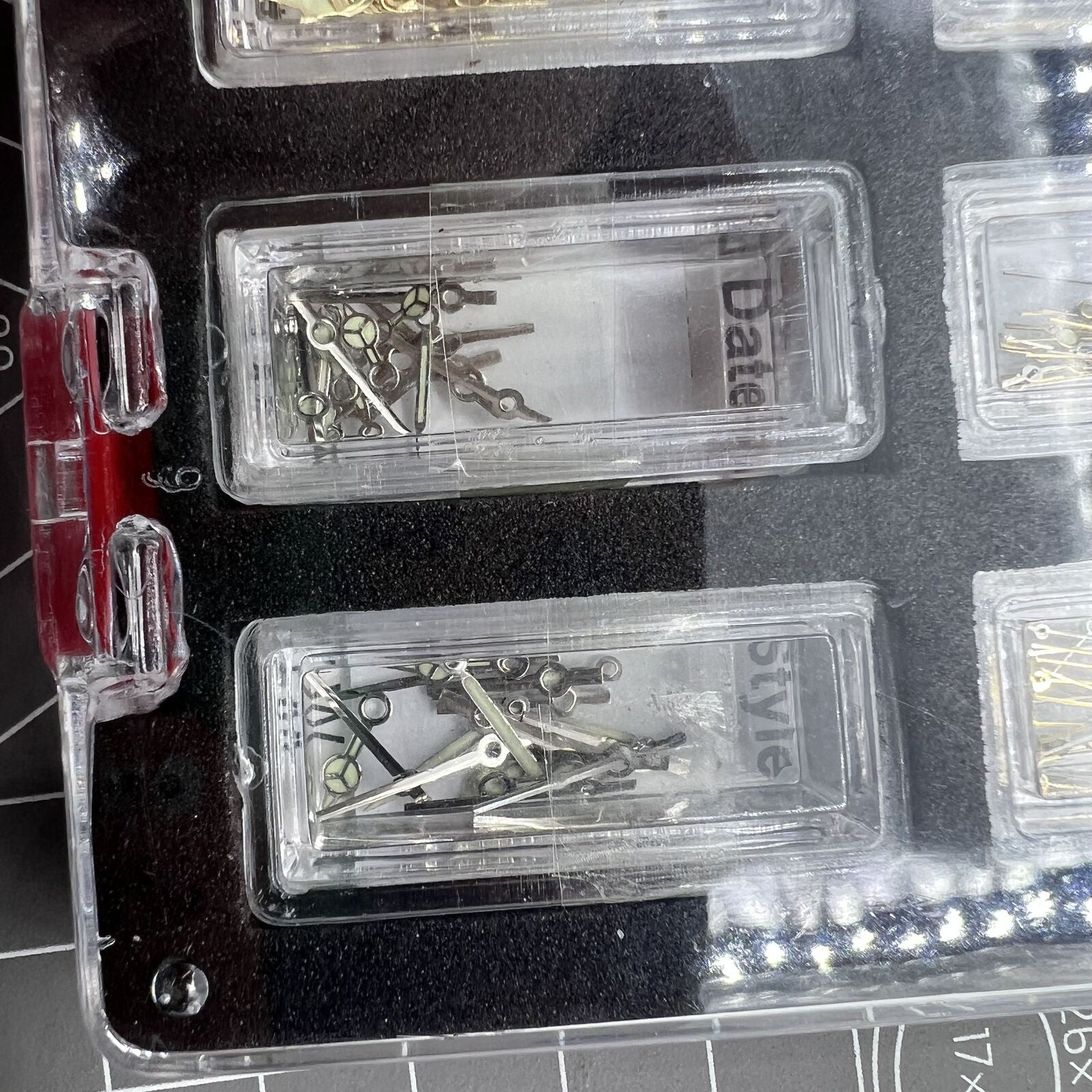 Luminous Date Just style watch hands by Sub Style for Chinese movement, perfect for precise watch repairs.