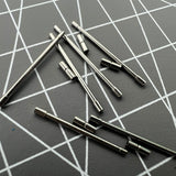 AB-638NTWP Stainless Steel Notched Tube with Pins for Watch Bands 60pcs/Box