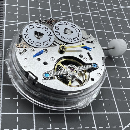 LB20 Multifunctional automatic watch with mechanical movement, date display at 12 o'clock, sleek design.