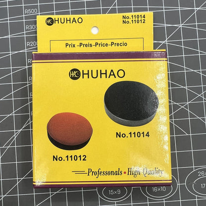 Large leather watch movement cushion pad, ideal for secure watch repairs and stylish display.