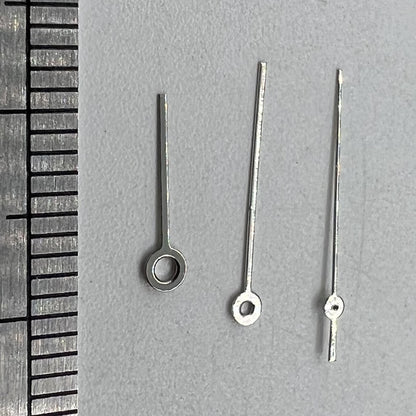 Silver-trimmed 13mm watch hands compatible with Miyota 2315, 2035, 2036, 2115, 2305 movements.