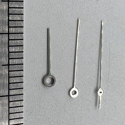 Silver-trimmed 13mm watch hands compatible with Miyota 2315, 2035, 2036, 2115, 2305 movements.