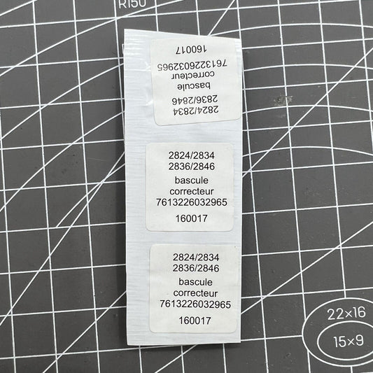 Date Corrector tool compatible with ETA2836 2834 2824 2846 movements, generic fit accessory