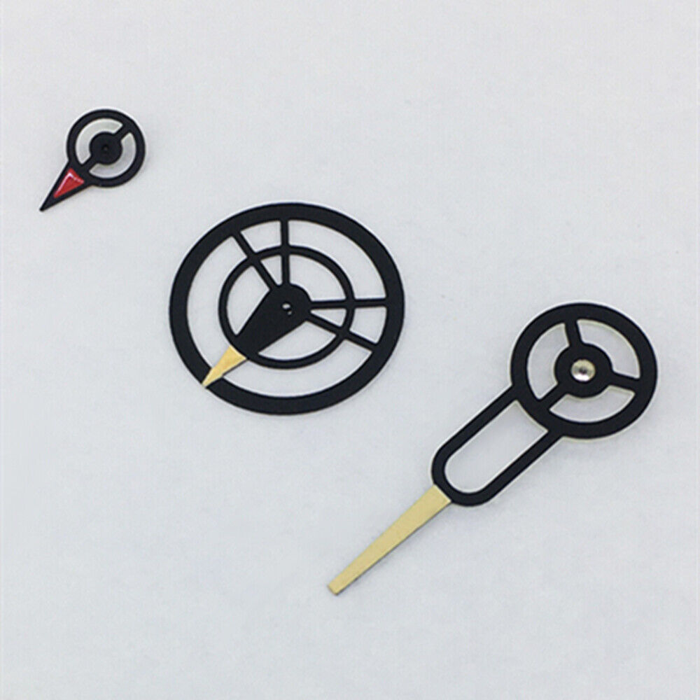 Black trim yellow second hand for Japan 8219 movement watch, no luminous, precise 3-hand accessory.