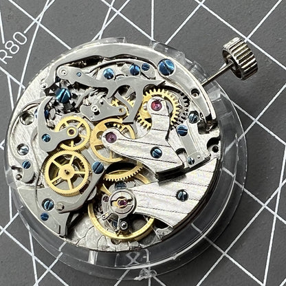 Tianjin Seagull ST19 ST1901 automatic watch movement showcasing visible gears and fine craftsmanship.