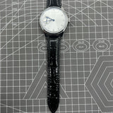 42mm Men Watch Manual Chain Up Seagull ST3600 Mechanical Movement White Dial