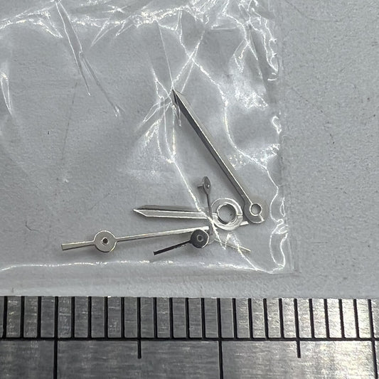 9.5mm silver-trimmed arrow-shaped watch hand for Epson VX3J VX9J VX7J VX3N VX9N VX42 models, precise fit.