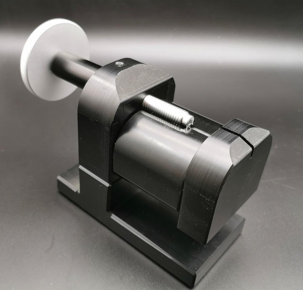 Adjustable watch strap link pin remover tool for bracelet chains for precise link adjustment.