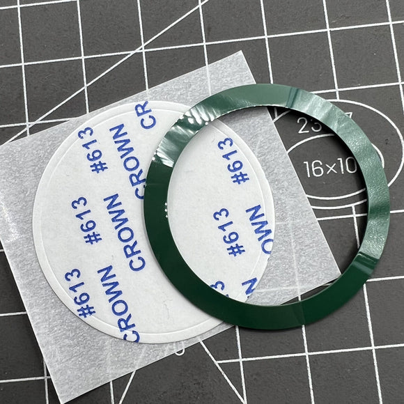 Forest Green 38mm/30.5mm No Carved Font Bevel Ceramic Watch Bezel Insert