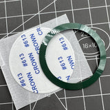 Forest Green 38mm/30.5mm No Carved Font Bevel Ceramic Watch Bezel Insert