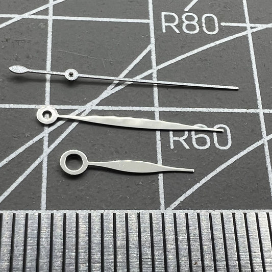 10,5 x 16 x 16 mm, silberfarbene, mattierte Uhrzeiger für Tissot 1853 T41 T006 Uhrwerk
