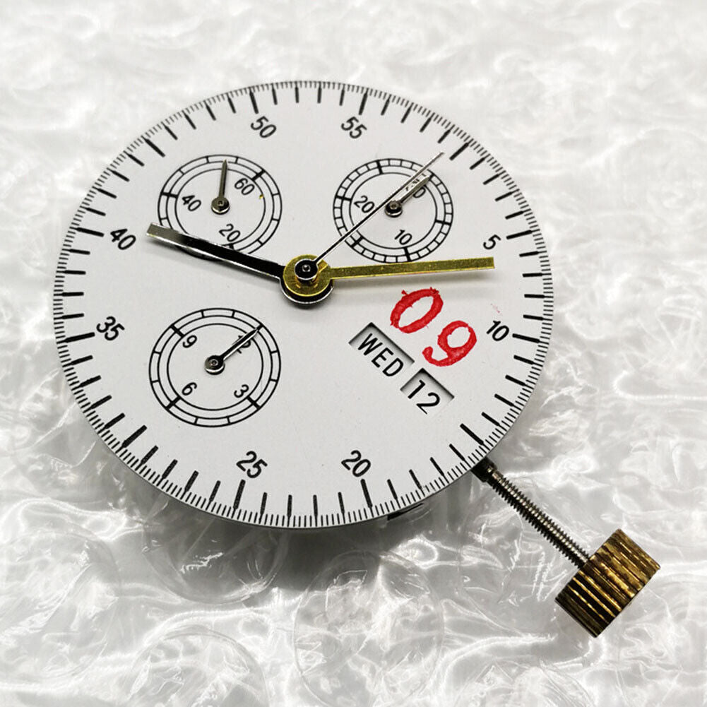 7750 Mechanical Movement Asia Made Brand New Movement #7750 WHITE
