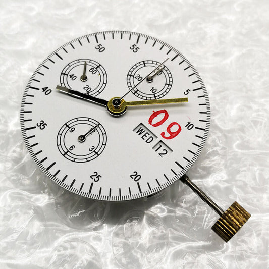 7750 Mechanical Movement Asia Made Brand New Movement #7750 WHITE