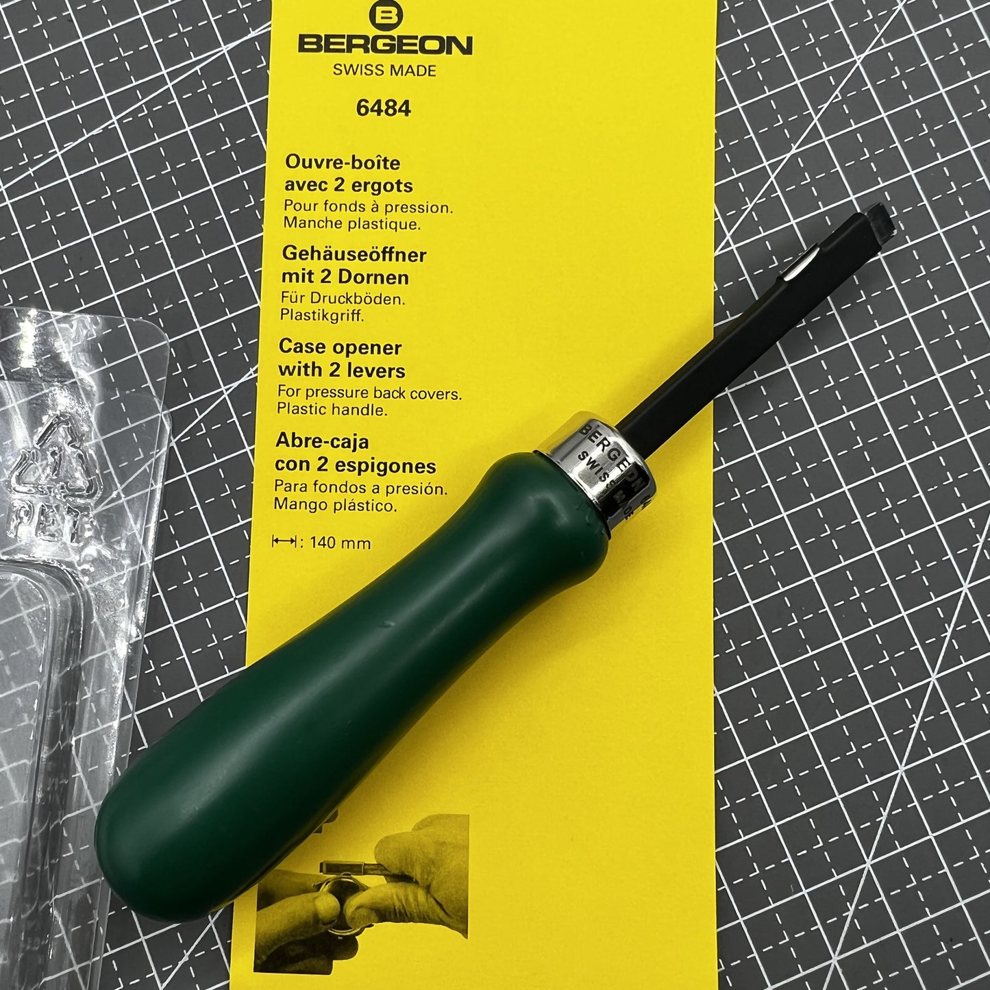 Bergeon Swiss 6484 Uhr Gehäuseboden Öffner Zwei Hebel Werkzeug