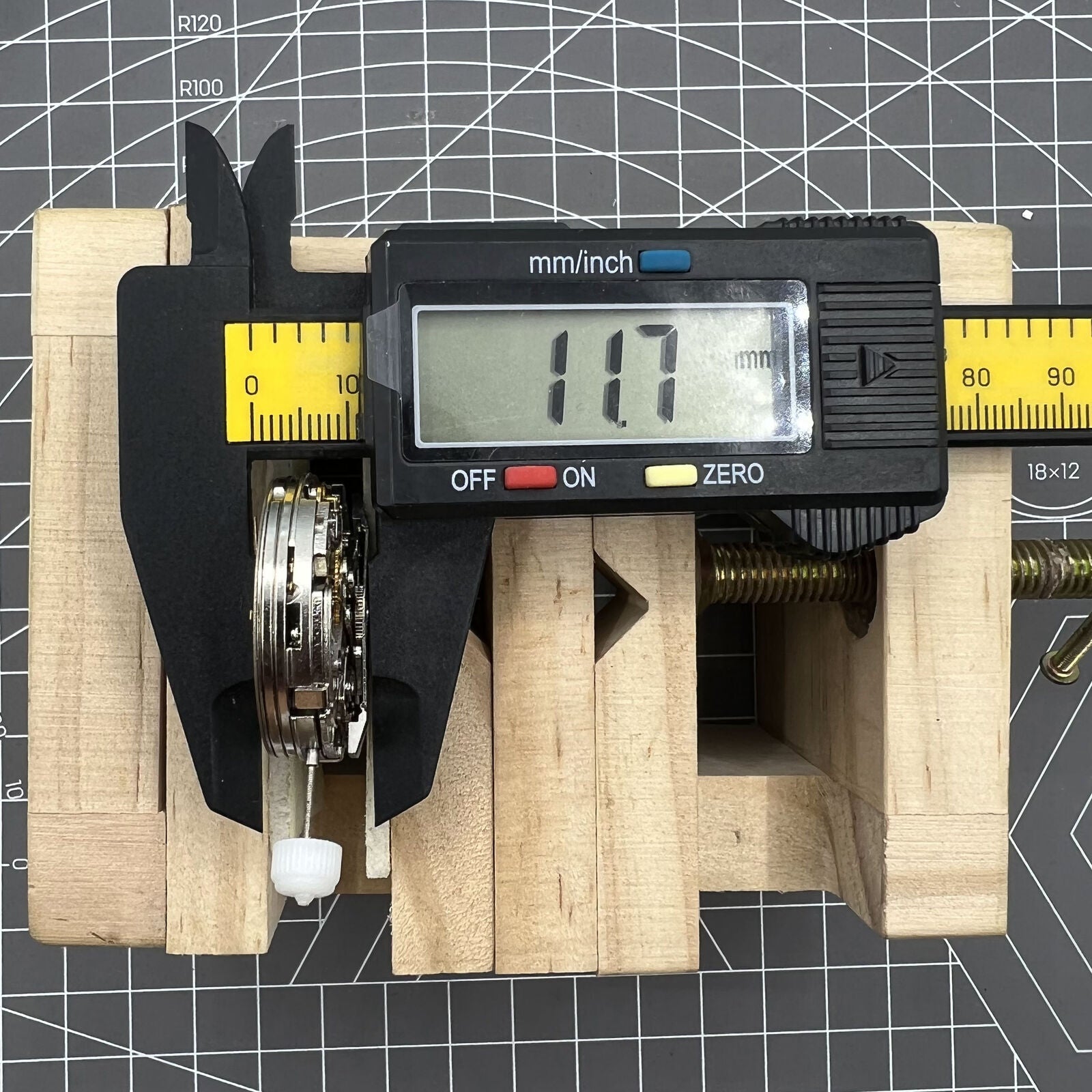 7750 Automatic mechanical watch with small seconds at 12, precision timepiece for enthusiasts.